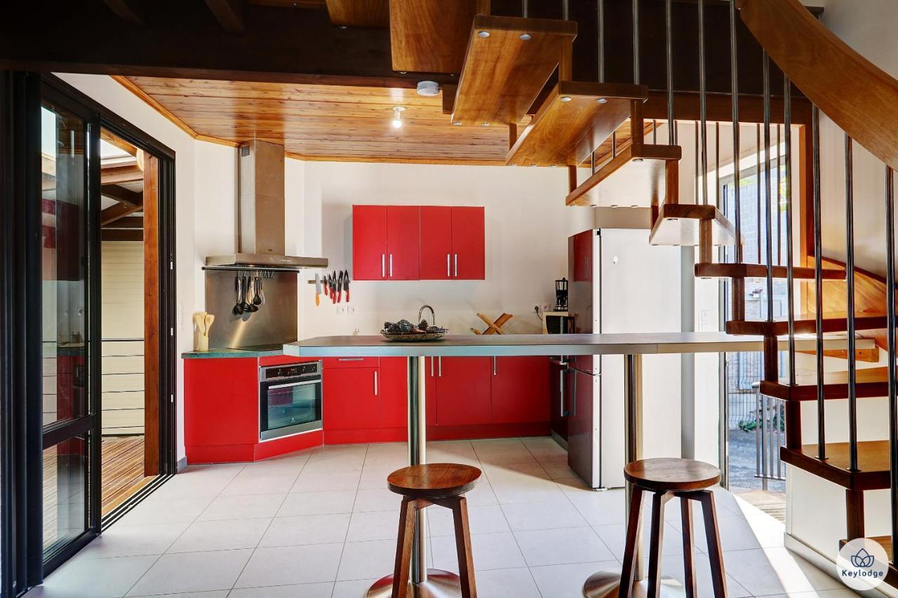 Kaz Bois Blanc, Classee 3 Etoiles - Vue Mer - Les Avirons Exterior photo